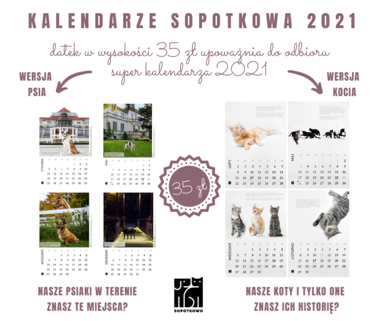 Kalendarze Sopotkowa na 2021
